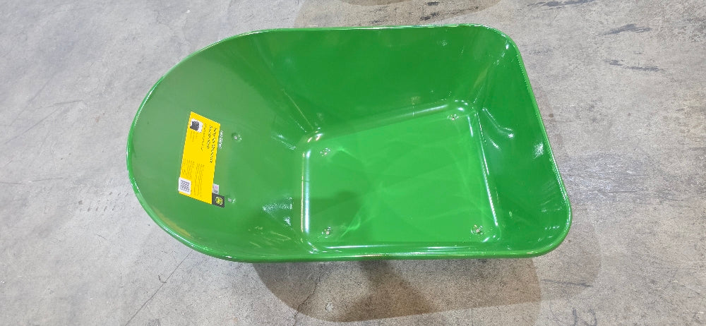 John Deere 7 cu ft. Green Steel Wheelbarrow