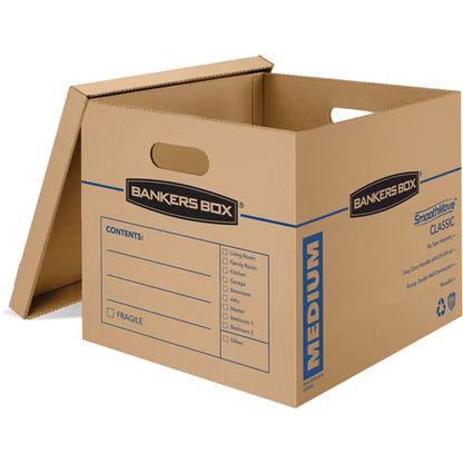 Bankers Box Medium Classic Moving Boxes, 20 Pack