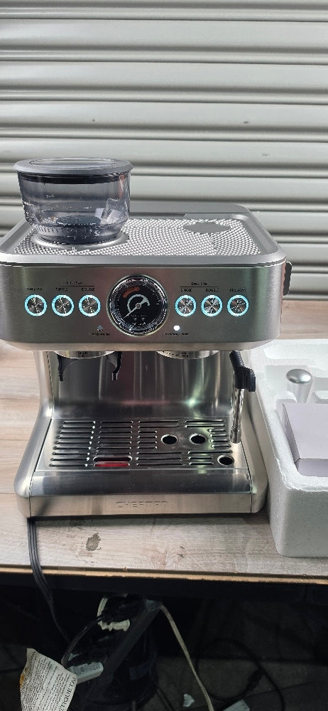 Chefman Crema Espresso Machine with Grinder