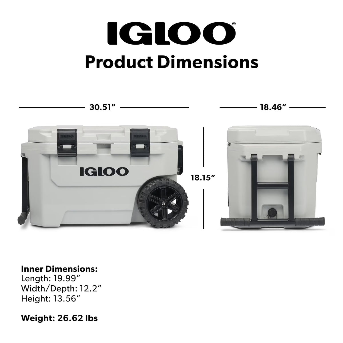 Igloo 65-Quart Yukon Cooler with Wheels