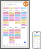 Dragon Touch 21.5" Digital Calendar, Wall/Desk