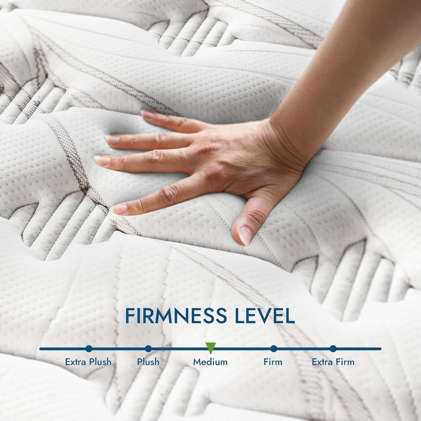 Anwick 10" Queen Mattress in a Box Hybrid