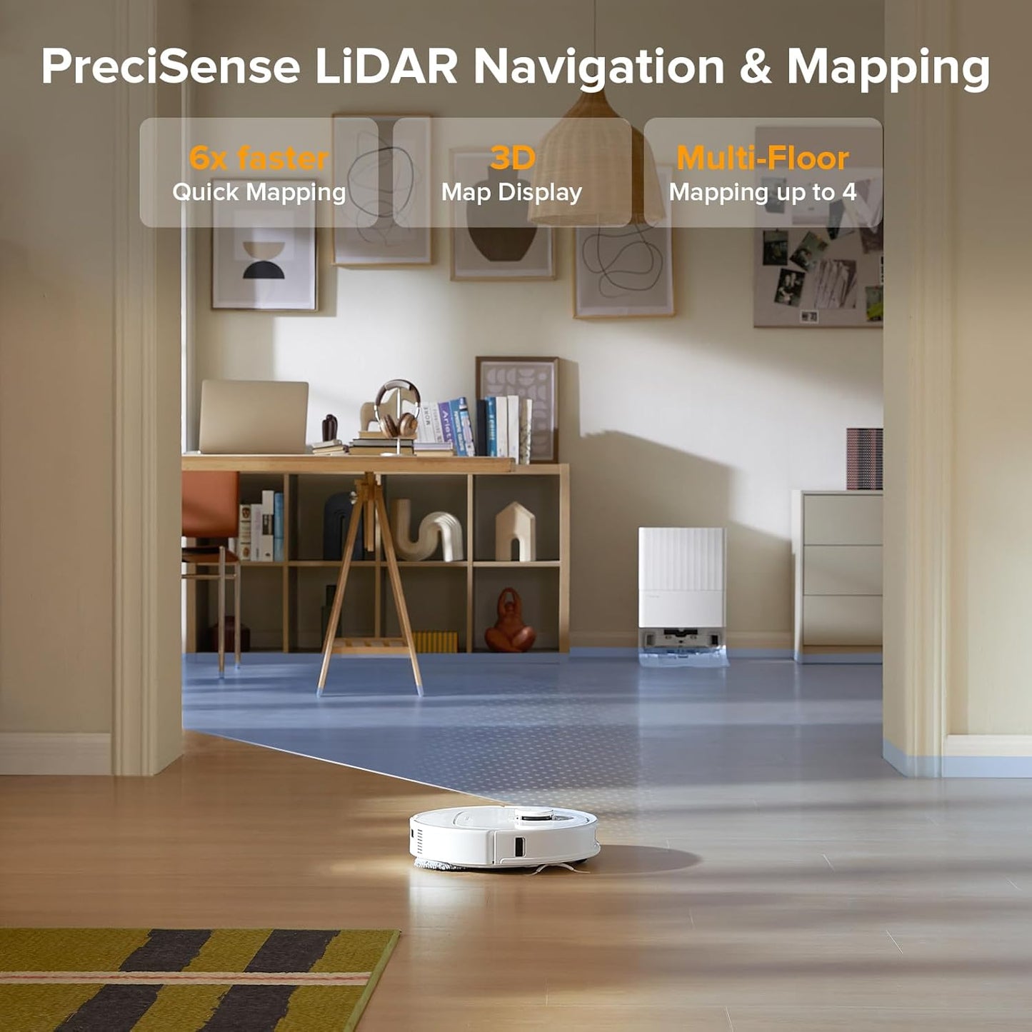 roborock Qrevo Robot Vacuum & Mop, 8000Pa