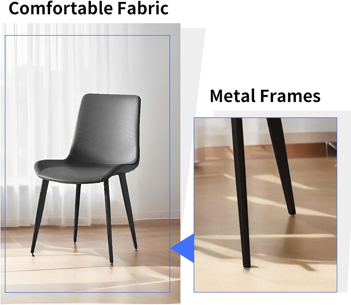 Dining Chairs 4PCS, Modern Kitchen Chairs