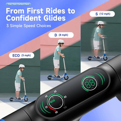 isinwheel S4 Kids 200W Scooter, 3 Speeds