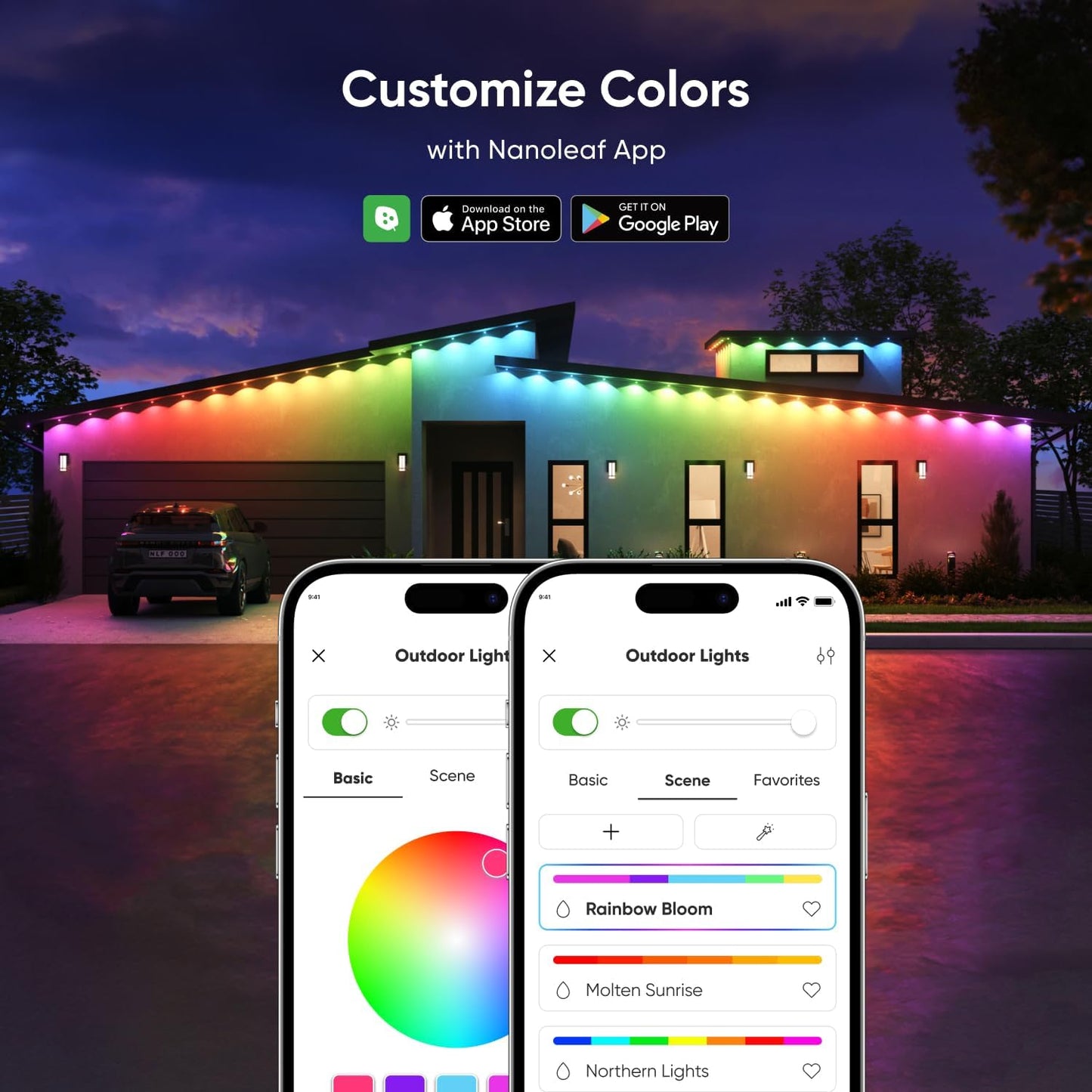 Nanoleaf Matter Outdoor Lights, RGBCW 100 FT