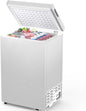 Joy Pebble Chest Freezer, 2.8 Cu.Ft, White