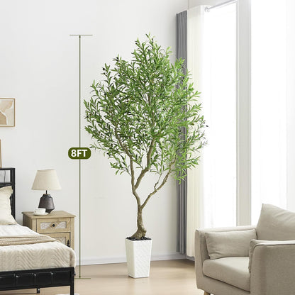 Olive Trees Artificial Indoor 8FT with Planter