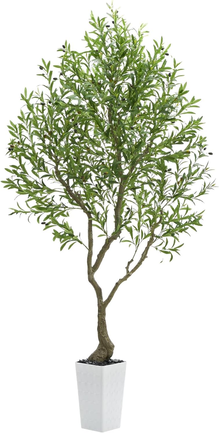 Olive Trees Artificial Indoor 8FT with Planter