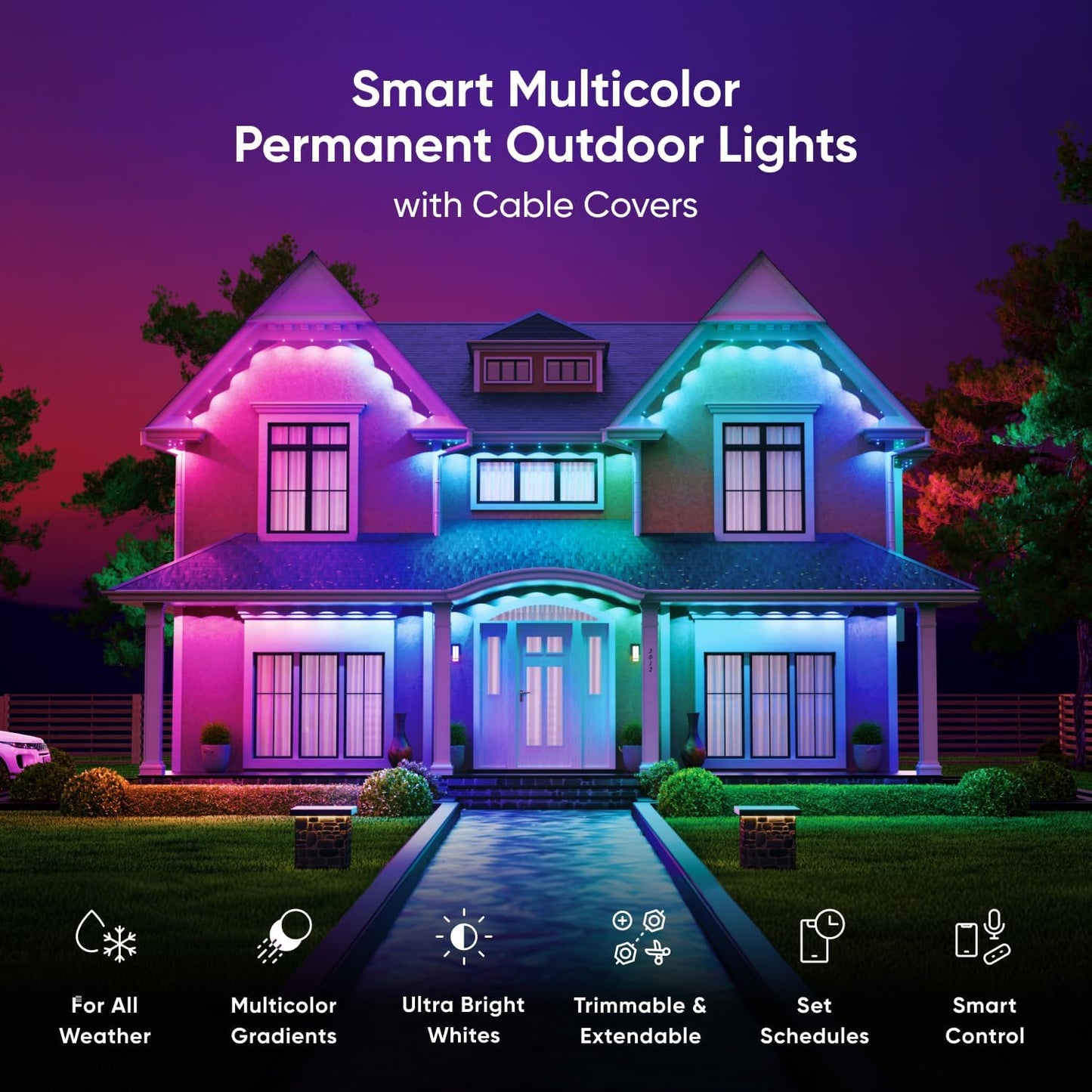 Nanoleaf Matter Outdoor Lights, RGBCW 100 FT