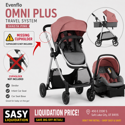 Evenflo Omni Plus System, Shasta Pink