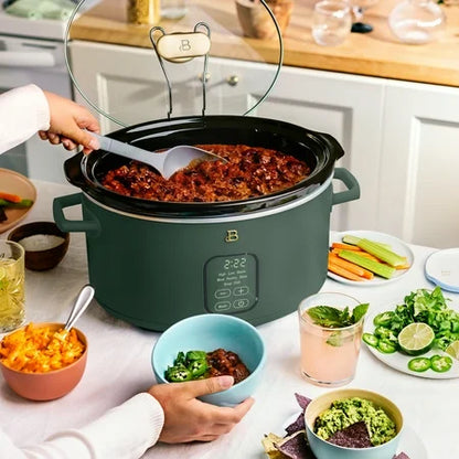 Beautiful 6 Qt Programmable Slow Cooker, Thyme