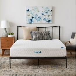 Lucid Bliss 10" Plush Memory Foam Mattress FULL SIZE