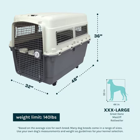 SportPet Airline Kennel w Wheels, XXX-Large