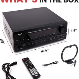 Pyle 420-Watt Black 5.1 Speaker System. Home theater and speakers