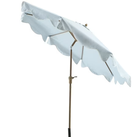 My Texas House 9ft Round Patio Umbrella, Blue
