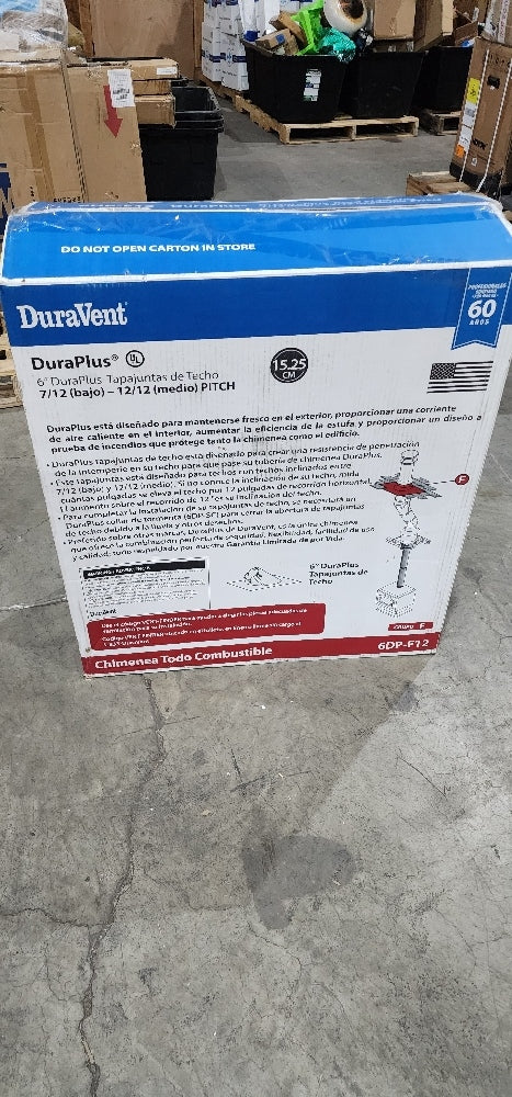 DuraPlus All-Fuel Chimney 6in Roof Flashing
