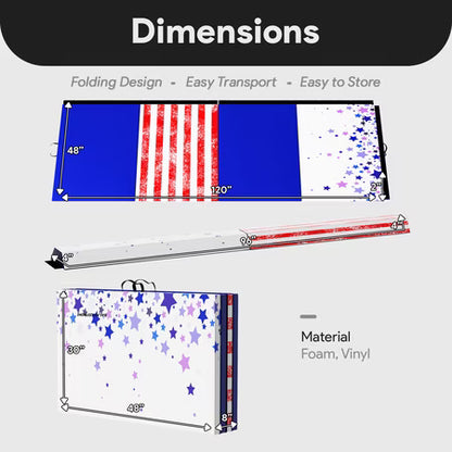 BalanceFrom 10x4ft 4-Panel Mat with 2in Padding