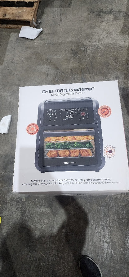 Chefman 12 qt Air Fryer, Black - Auto Shutoff