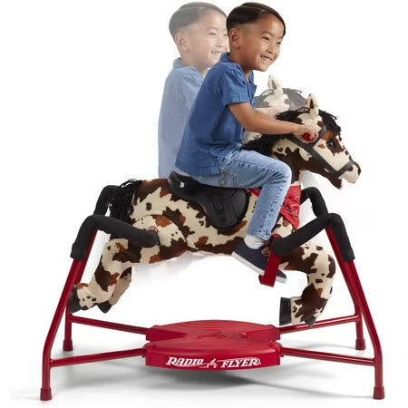 Radio Flyer Freckles Plush Riding Horse for Kids
