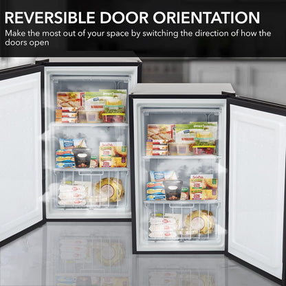 Whynter CUF-301BK 3 cu. ft Energy Star Upright Freezer with Lock – Black