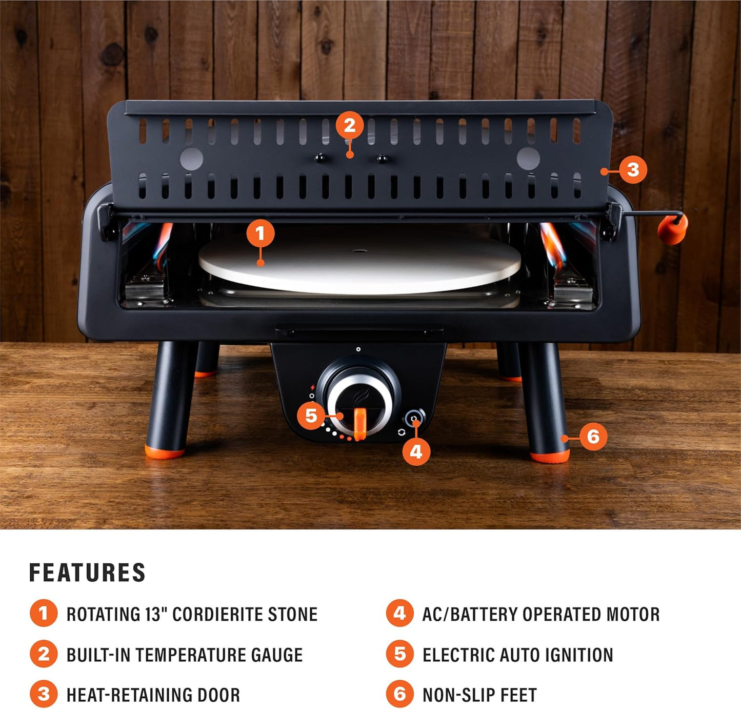 Blackstone Outdoor Tabletop Pizza Oven Stone