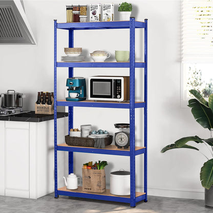 Yaheetech 5 Tier Shelf 35.5″L×12″W×71″H