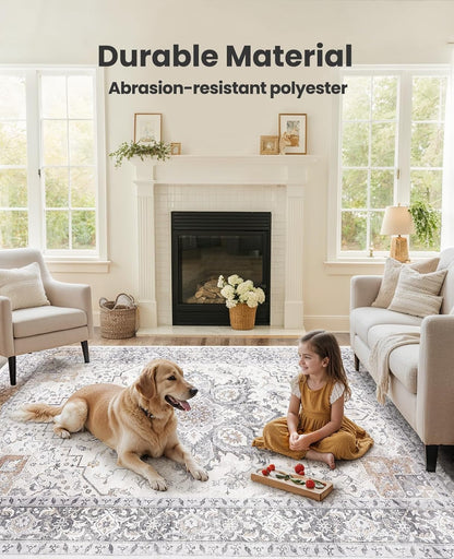 AMADA HOMEFURNISHING 8x10 Low-Profile Area Rug