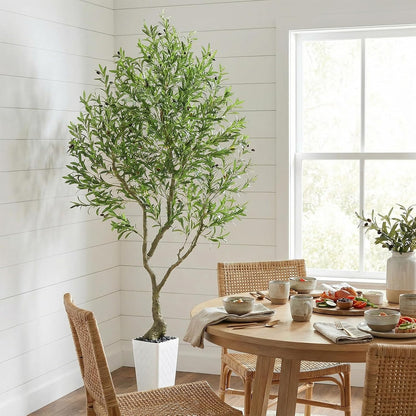 Olive Trees Artificial Indoor 8FT with Planter