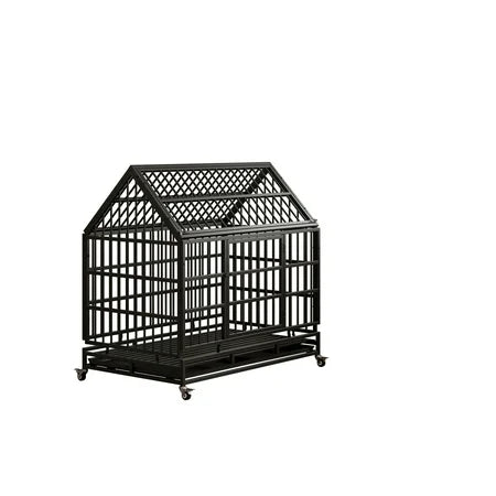Aukfa 47 in Heavy Duty Indestructible Dog Crate
