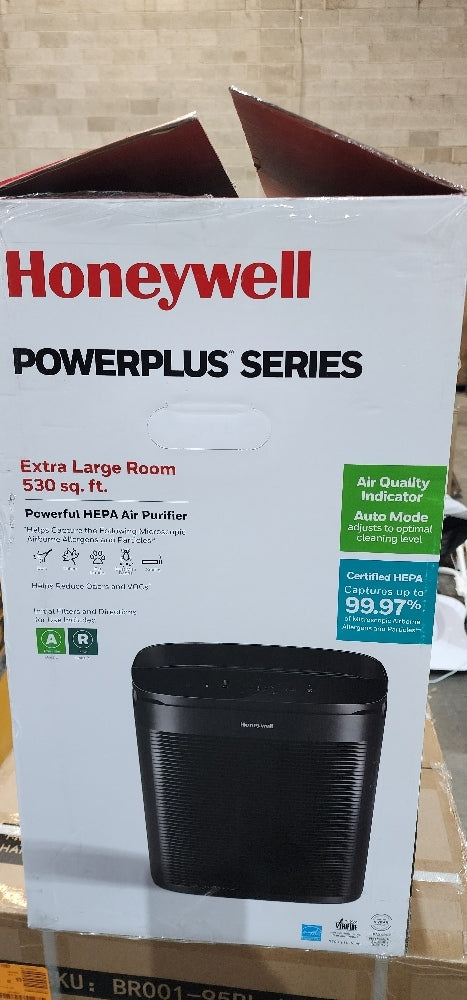 PowerPlus HEPA Air Purifier, Extra-Large Room (530 sq. ft.) Black
