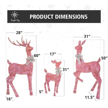 Jingle Joy 5ft Twinkle Lighted Outdoor Deer