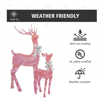 Jingle Joy 5ft Twinkle Lighted Outdoor Deer