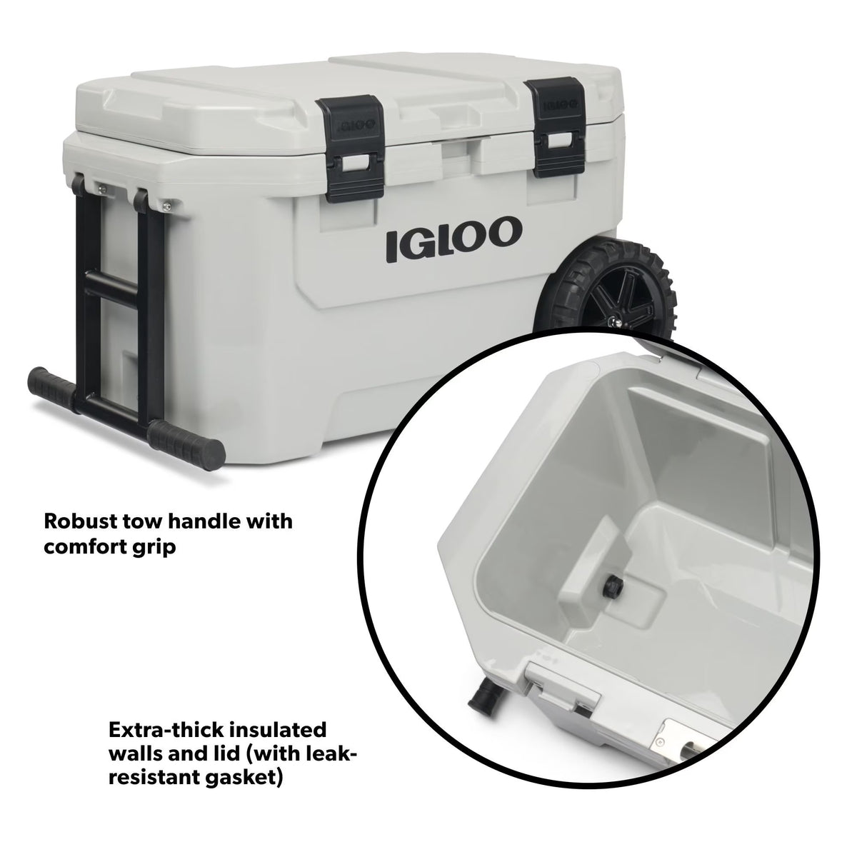 Igloo 65-Quart Yukon Cooler with Wheels