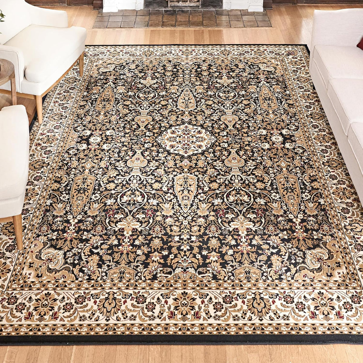 Gertmenian Vernon Indoor Rug - 8x10, Black