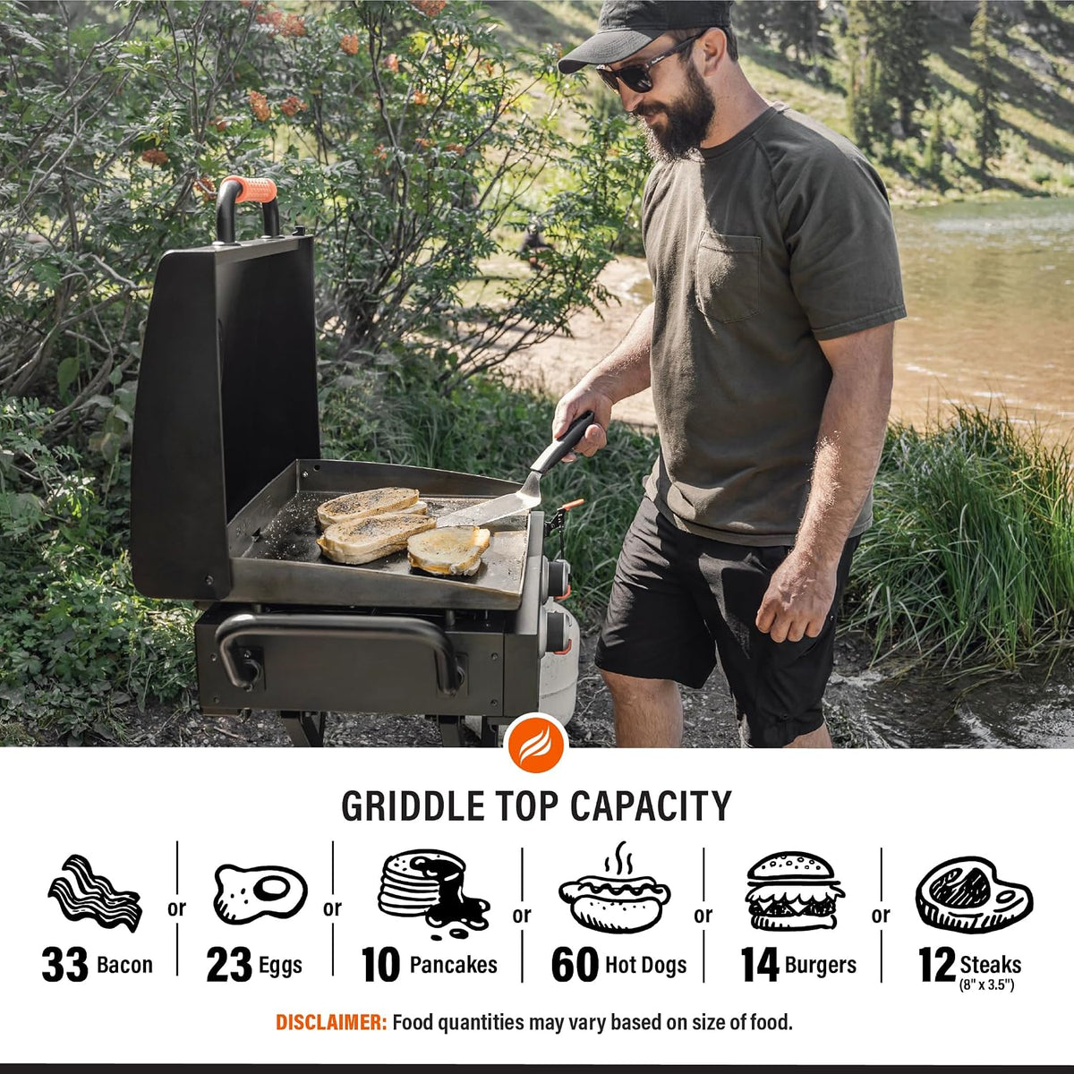 Blackstone 22” On The Go Griddle with 2 Burners
