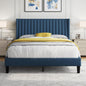 Yaheetech Queen Bed with Upholstered Headboard