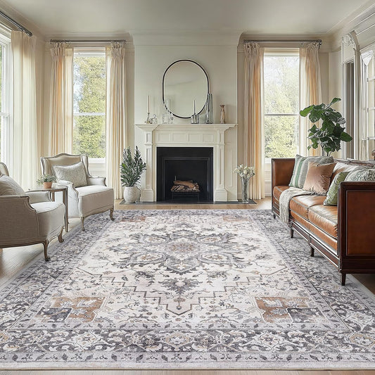 AMADA HOMEFURNISHING 8x10 Low-Profile Area Rug