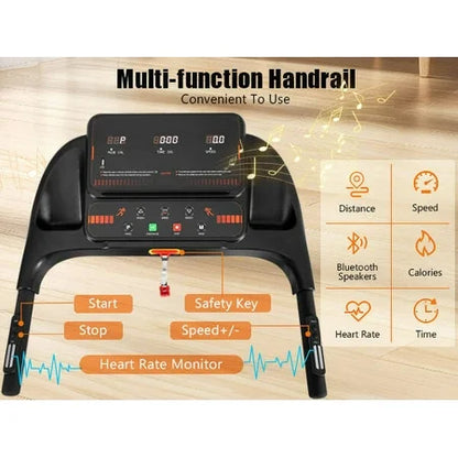 EUROCO 300 LBS Portable Folding Treadmill