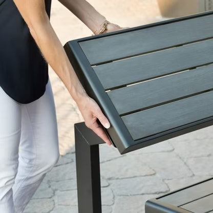 Lifetime Outdoor Convertible Bench, Harbor Gray