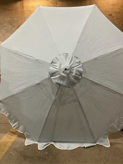 My Texas House 9ft Round Patio Umbrella, Blue