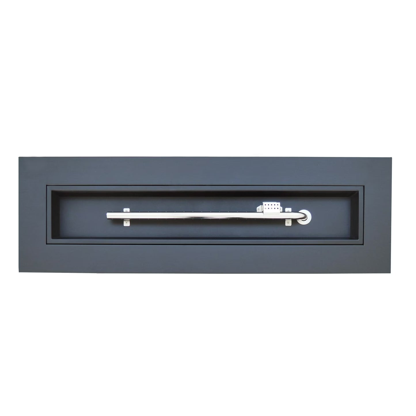 Reign Outdoor Rectangular Iron Gas Fire Pit