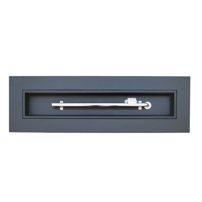 Reign Outdoor Rectangular Iron Gas Fire Pit