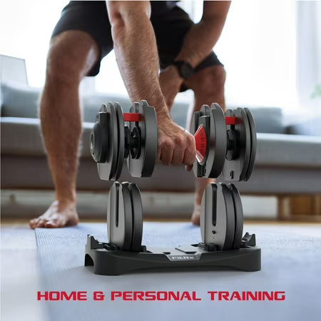 FitRx Adjustable Dumbbell, 52.5lb SmartBell