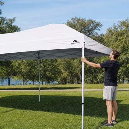 Ozark Trail 20x10 White Pop-up Canopy with Bag