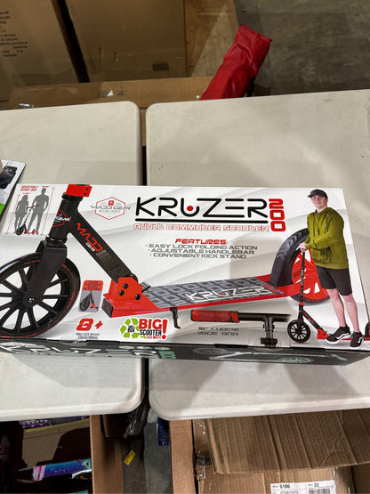 Madd Gear Red Kruzer 200 Folding Kick Scooter