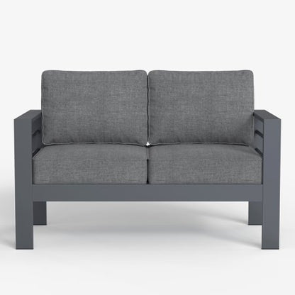 LayinSun Aluminum Outdoor Loveseat, 2-Seater