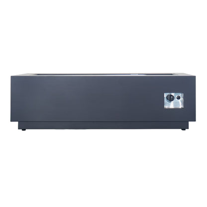 Reign Outdoor Rectangular Iron Gas Fire Pit