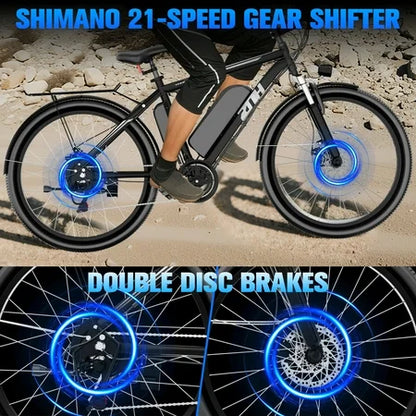ZNH 1000W Electric Bike, 52V/13Ah, 26" MTB