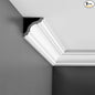 Orac Decor | High Impact Polystyrene Crown Moulding | Primed White | 4-3/8in Face x 78in Long (9 Pack)